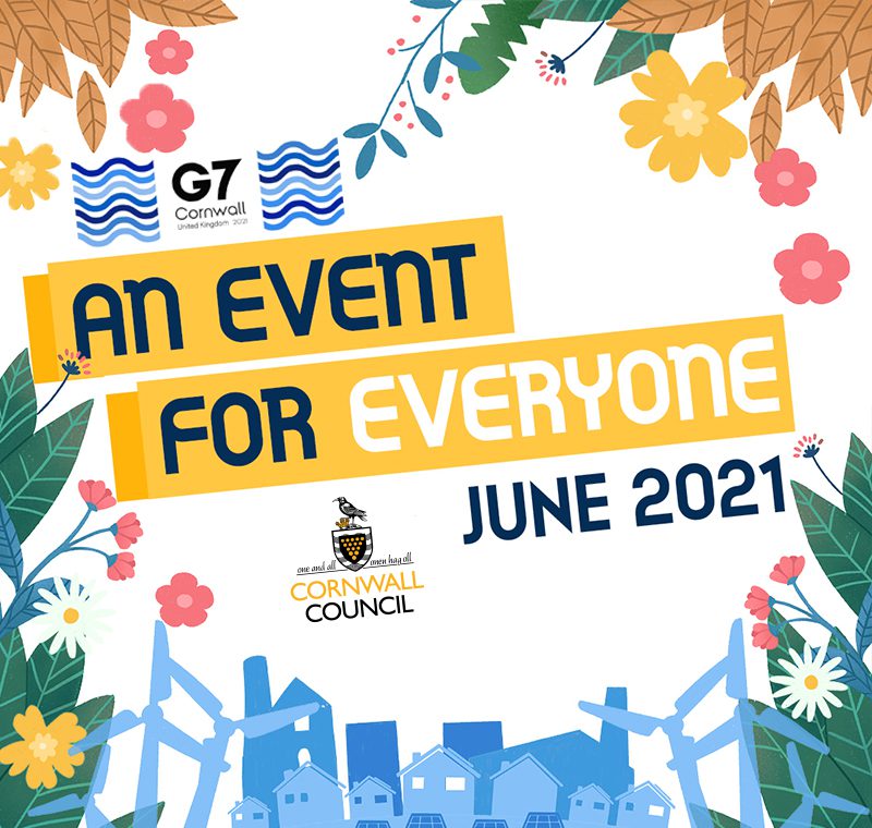 Cornwall G7 event flyer