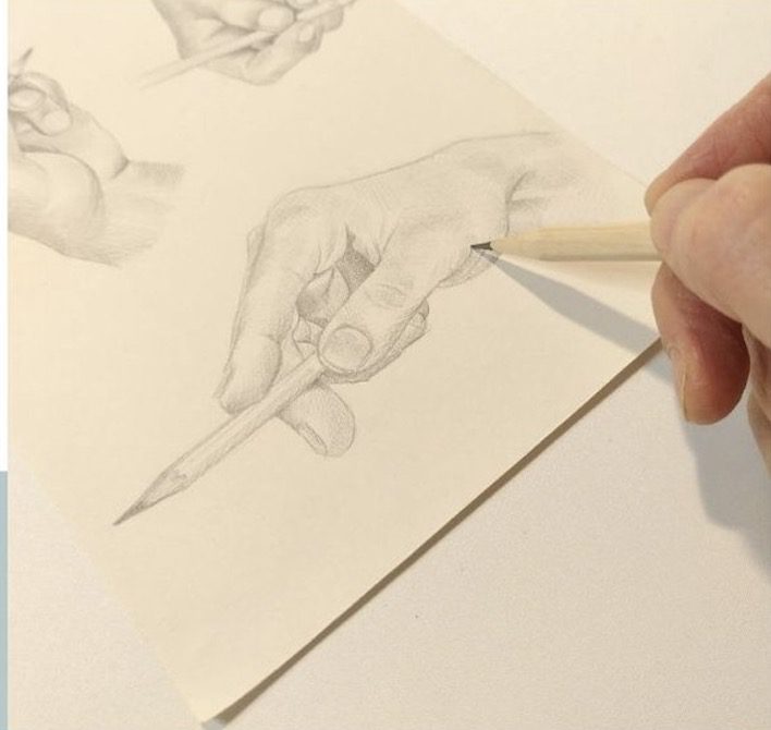 Tamsin Dearing Draw Together artwork of hand